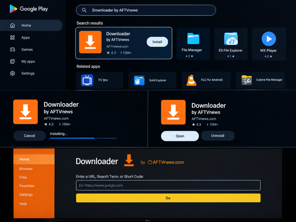 Install OnStream APK With Downloader
