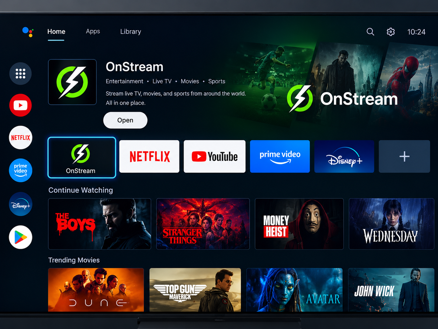 How to Install OnStream APK on Android TV and Smart TV